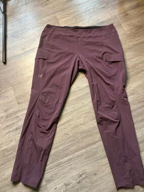 Arc'teryx maroon Pants